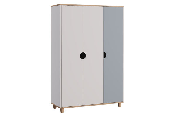 BARNEY Шкаф 3-х створчатый Ш3 (БЕЛЫЙ / ДУБ АНДРЕА, СЕРО-ГОЛУБОЙ / БЕЛЫЙ КРАП) BARNEY Шкаф 3-х створчатый Ш3 (БЕЛЫЙ / ДУБ АНДРЕА, СЕРО-ГОЛУБОЙ / БЕЛЫЙ КРАП)