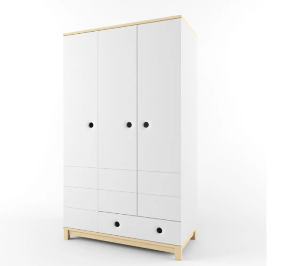 РОБИН ЛАЙТ Шкаф 3-х створчатый (Цвет фасадов Клен/Белый) РОБИН ЛАЙТ Шкаф 3-х створчатый (Цвет фасадов Клен/Белый)