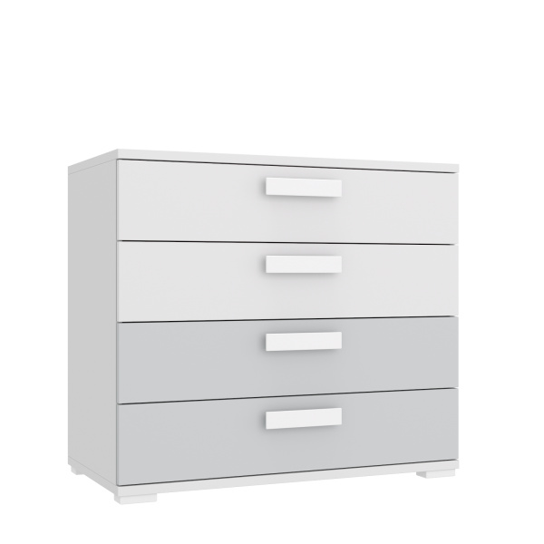 MONO Комод К1 (Белый, СВЕТЛО-СЕРЫЙ / БЕЛЫЙ) MONO Комод К1 (Белый, СВЕТЛО-СЕРЫЙ / БЕЛЫЙ)